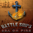 Battleships Sea On Fire