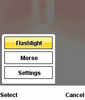 Mobile Flashlight Morse Code